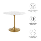 Lippa Round Faux Marble Dining Table by Modway