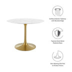 Lippa Round Faux Marble Dining Table by Modway