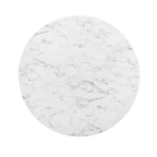 Lippa Round Faux Marble Dining Table by Modway