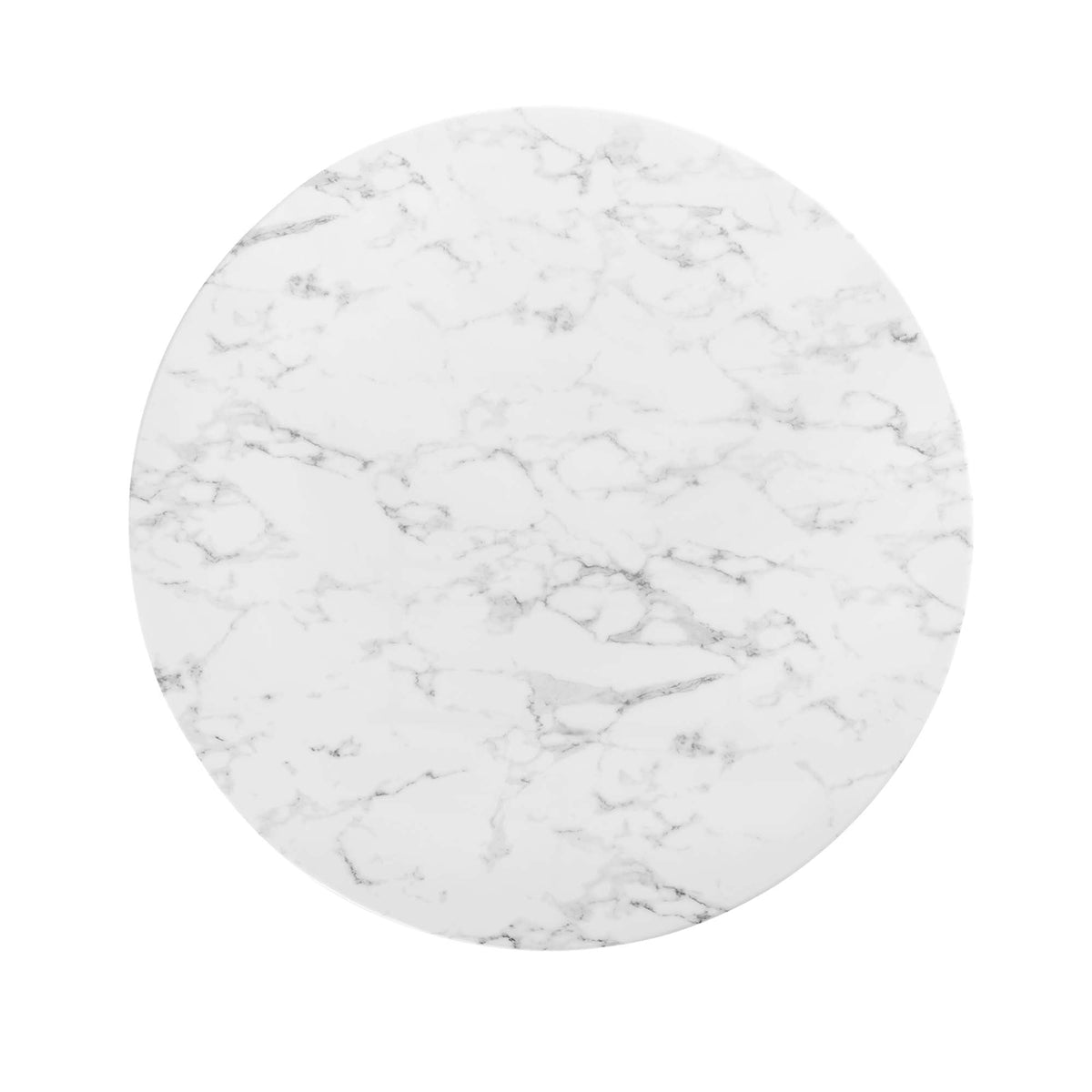 Lippa Round Faux Marble Dining Table by Modway