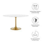Lippa Round Faux Marble Dining Table by Modway