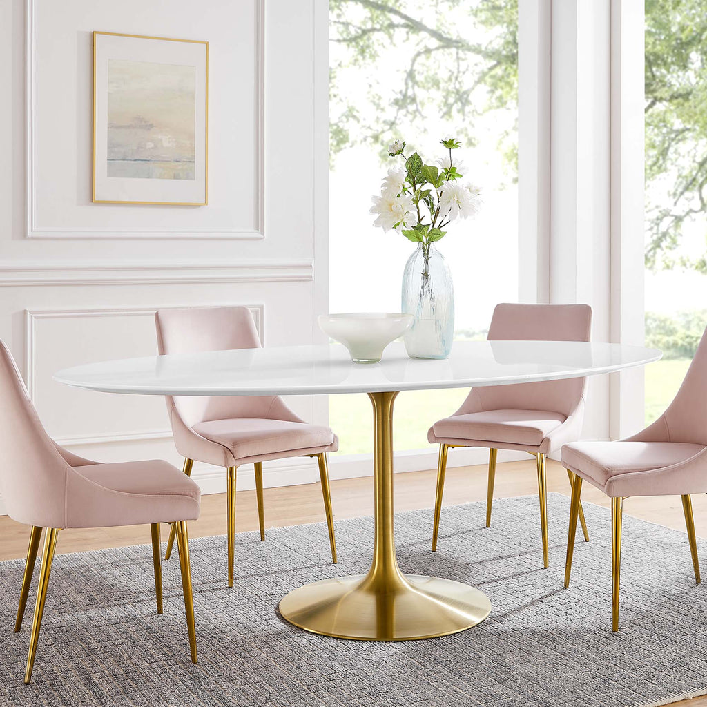 Lippa 78" Oval Wood Dining Table by Modway - EEI-3255
