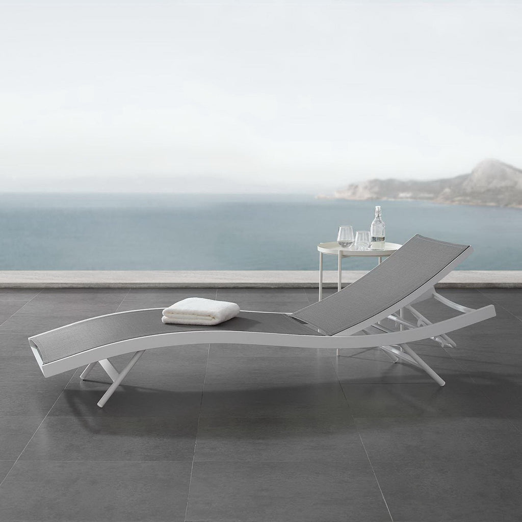 Glimpse Outdoor Patio Mesh Chaise Lounge Chair by Modway