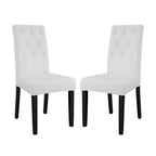 Confer Vinyl Dining Side Chair Set of 2 by Modway