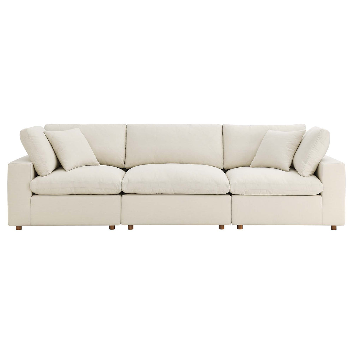Commix 3 Piece Down Filled Overstuffed Sectional Sofa Set by Modway