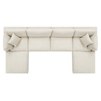 Commix 6-Piece Down Filled Overstuffed Sectional Sofa by Modway