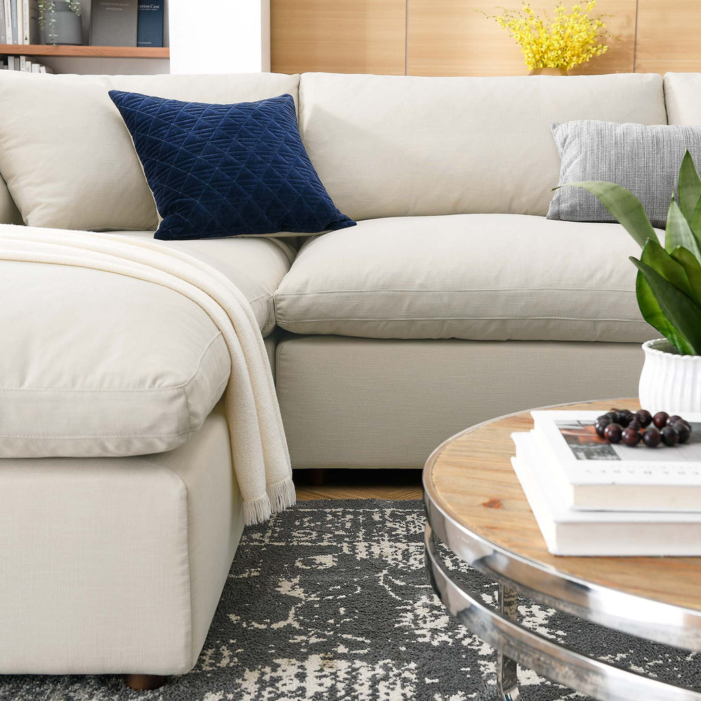 Commix 6-Piece Down Filled Overstuffed Sectional Sofa by Modway