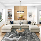 Commix 6-Piece Down Filled Overstuffed Sectional Sofa by Modway