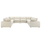 Commix 8-Piece Down Filled Overstuffed Sectional Sofa by Modway