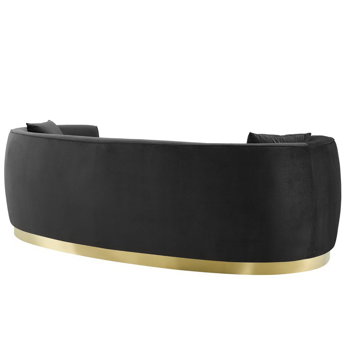 Resolute Curved Performance Velvet Sofa by Modway