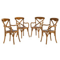 Gear Dining Armchair Set of 4 by Modway