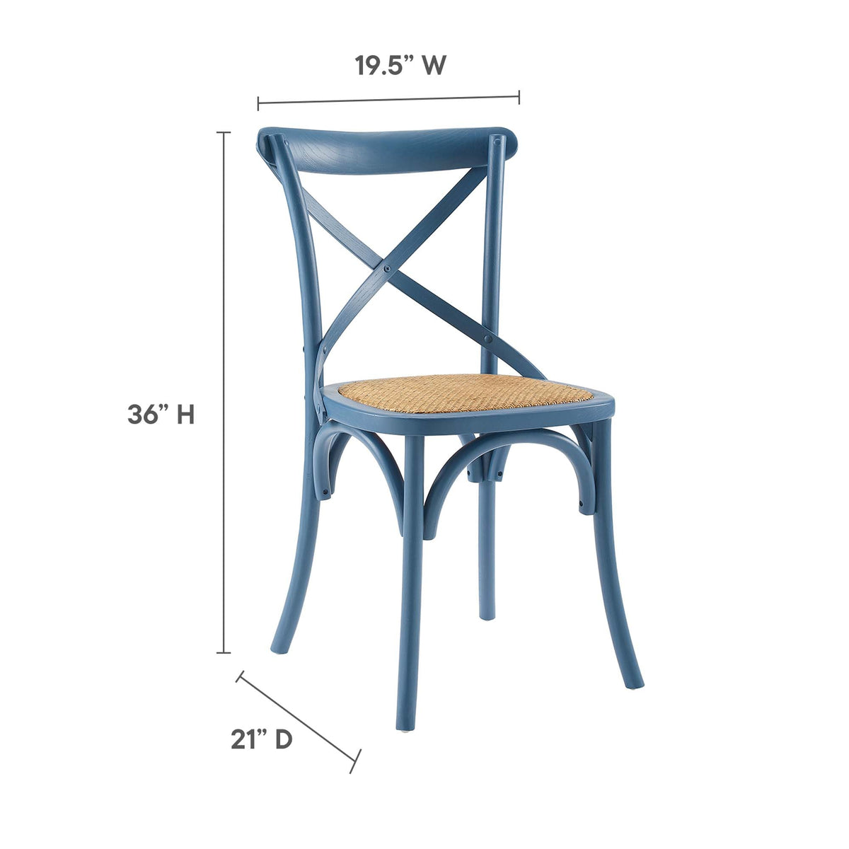 Gear Dining Side Chair Set of 2 by Modway