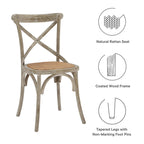 Gear Dining Side Chair Set of 4 by Modway