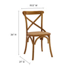Gear Dining Side Chair Set of 4 by Modway