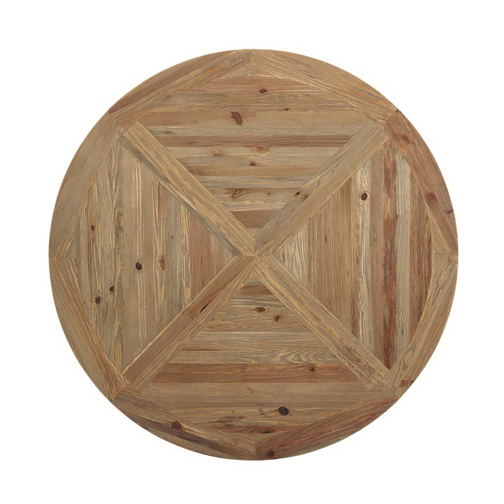 Column Round Pine Wood Dining Table by Modway