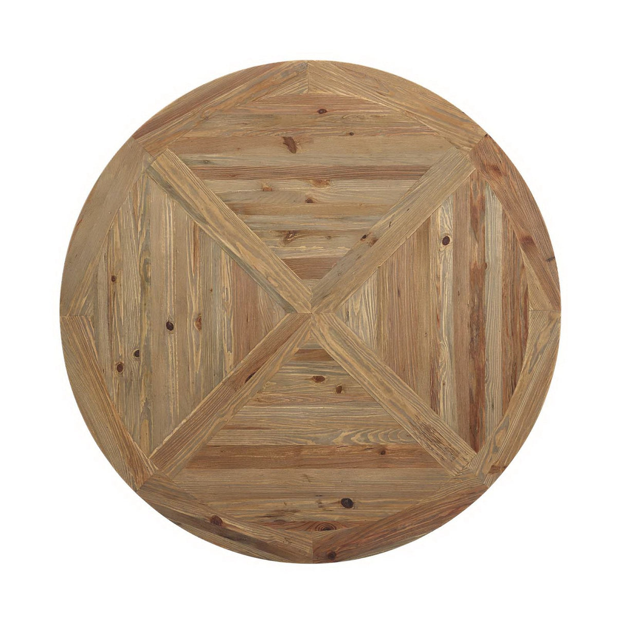 Column Round Pine Wood Dining Table by Modway
