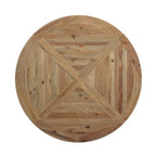 Stitch Round Pine Wood Dining Table by Modway