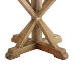 Stitch Round Pine Wood Dining Table by Modway