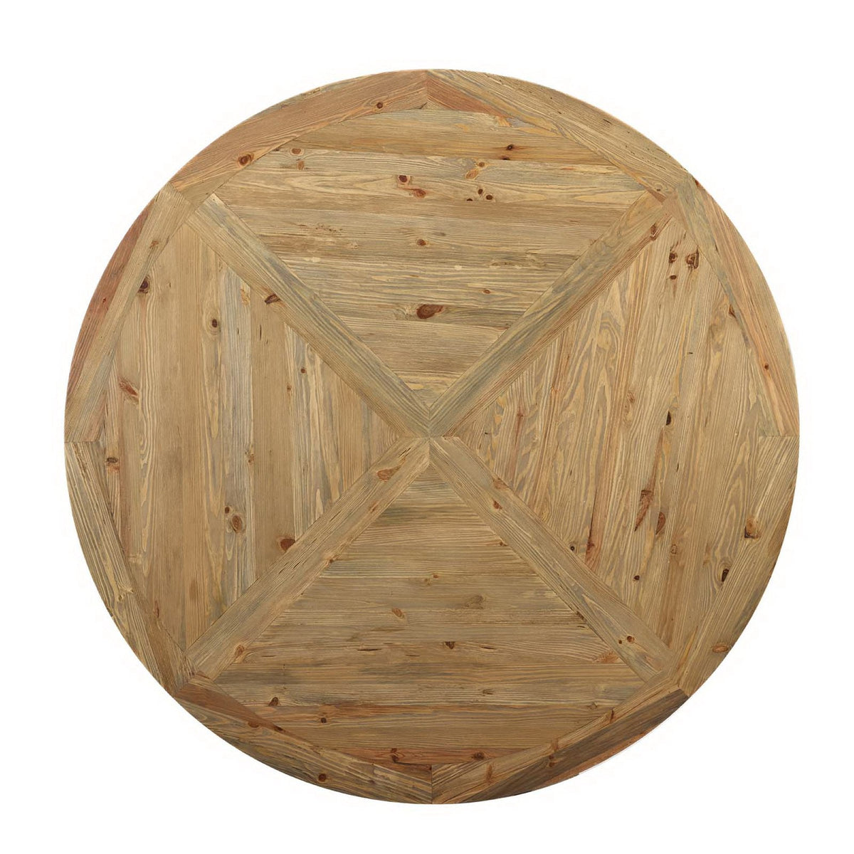 Column Round Pine Wood Dining Table by Modway