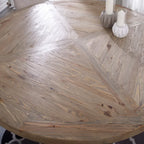 Column Round Pine Wood Dining Table by Modway