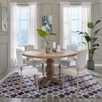 Column Round Pine Wood Dining Table by Modway