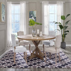 Stitch Round Pine Wood Dining Table by Modway