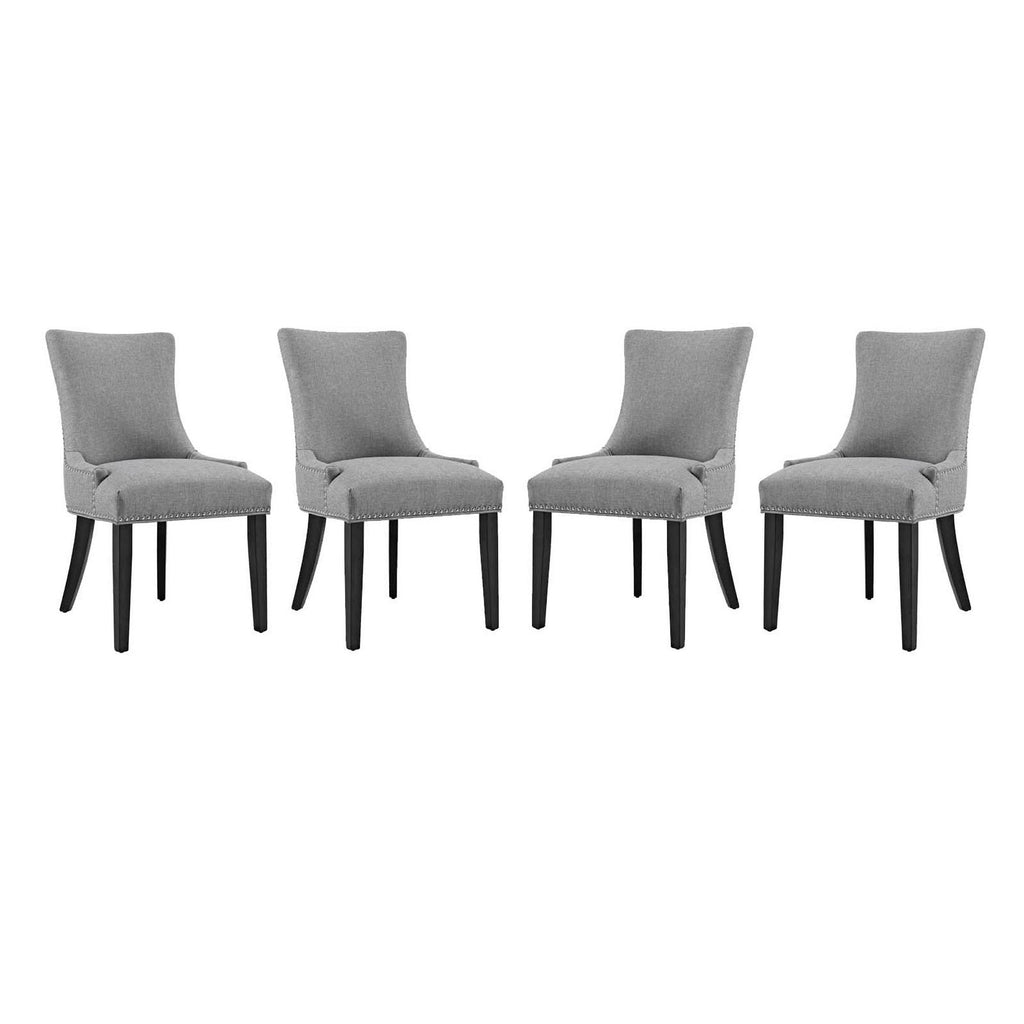 Marquis Fabric Dining Chair Set of 4 by Modway