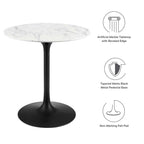 Lippa Round Faux Marble Dining Table by Modway