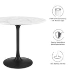 Lippa Round Faux Marble Dining Table by Modway