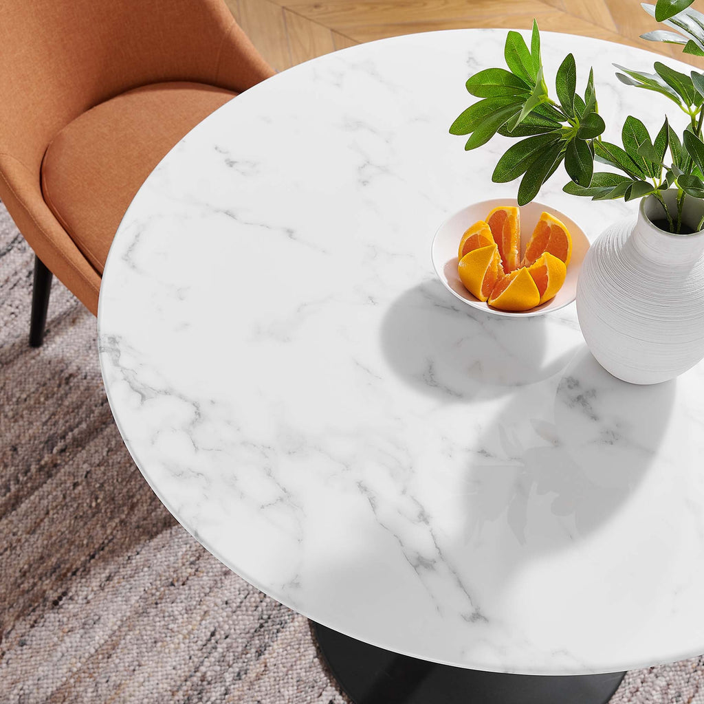 Lippa Round Faux Marble Dining Table by Modway