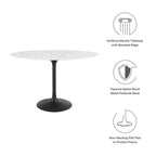 Lippa 48" Oval Faux Marble Dining Table by Modway - EEI-3518