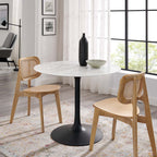 Lippa Round Faux Marble Dining Table by Modway