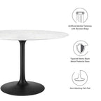 Lippa Round Faux Marble Dining Table by Modway