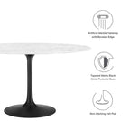 Lippa Round Faux Marble Dining Table by Modway