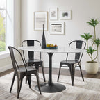 Lippa 54" Oval Faux Marble Dining Table by Modway - EEI-3530