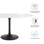 Lippa 60" Oval Faux Marble Dining Table by Modway - EEI-3531