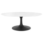 Lippa Oval Wood Coffee Table by Modway