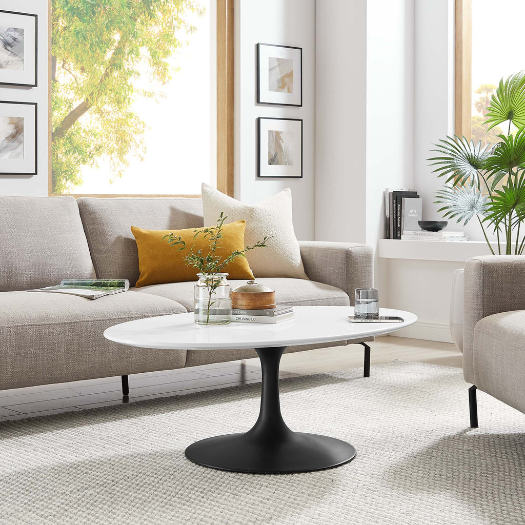 Lippa Oval Wood Coffee Table by Modway