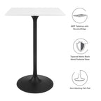 Lippa 28" Square Wood Bar Table by Modway - EEI-3546