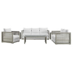 Aura 6 Piece Outdoor Patio Wicker Rattan Set by Modway