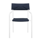 Raleigh Stackable Outdoor Patio Aluminum Dining Armchair by Modway