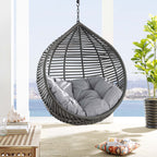 Garner Teardrop Outdoor Patio Swing Chair Without Stand by Modway