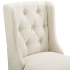 Baronet Tufted Button Upholstered Fabric Counter Stool by Modway