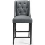 Baronet Tufted Button Upholstered Fabric Counter Stool by Modway