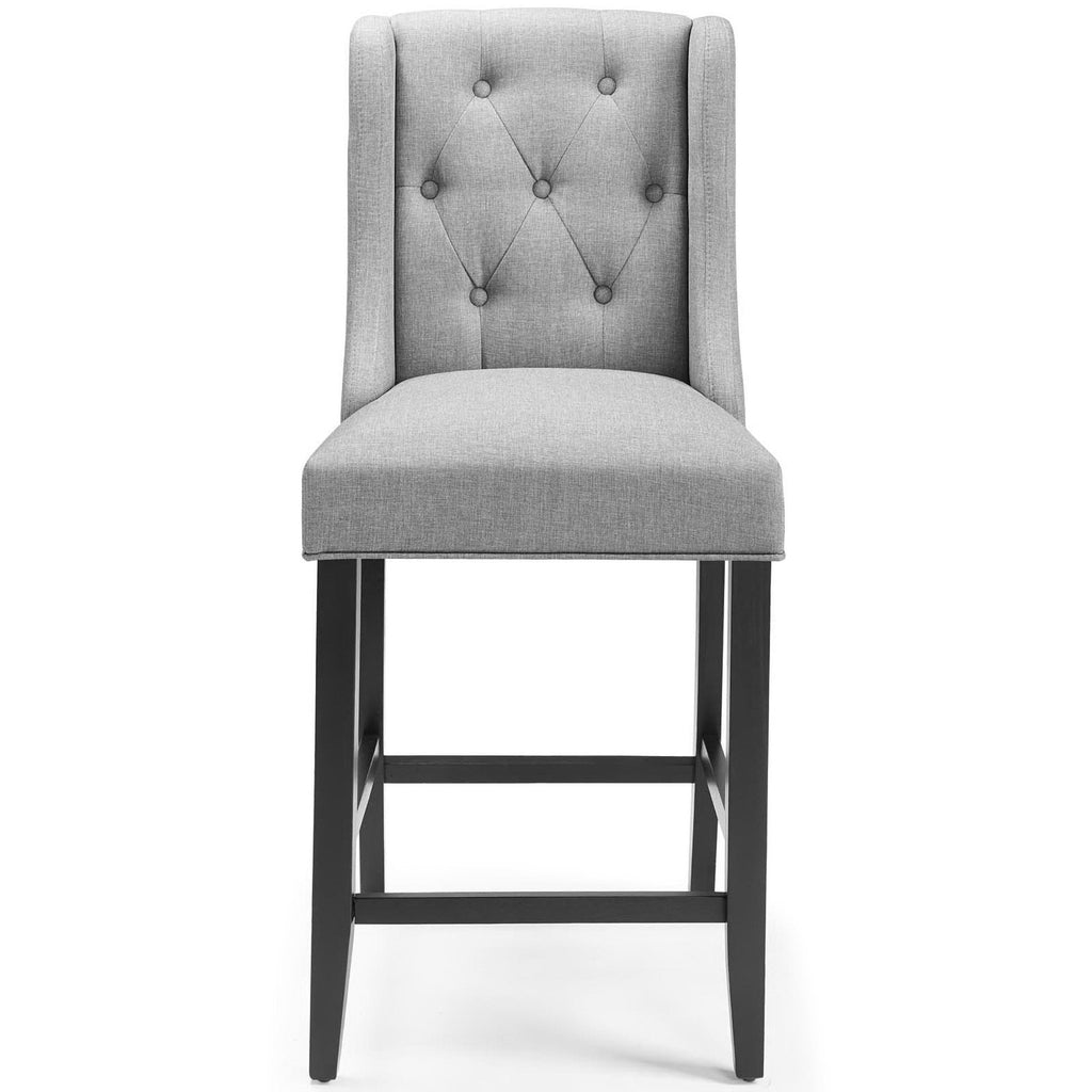 Baronet Tufted Button Upholstered Fabric Counter Stool by Modway