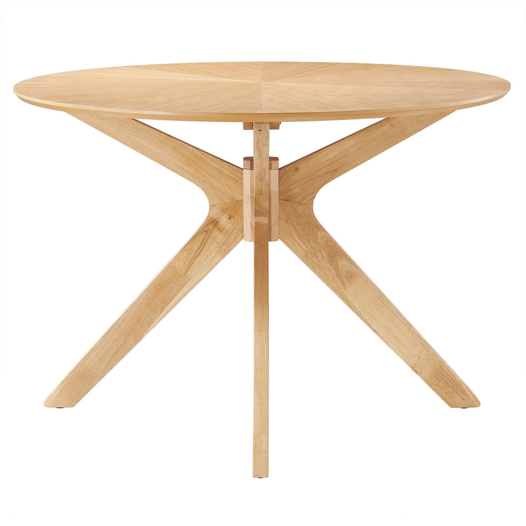 Crossroads 63" Oval Wood Dining Table by Modway