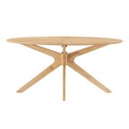 Crossroads 63" Oval Wood Dining Table by Modway