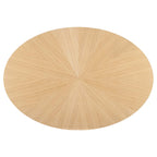 Crossroads 63" Oval Wood Dining Table by Modway