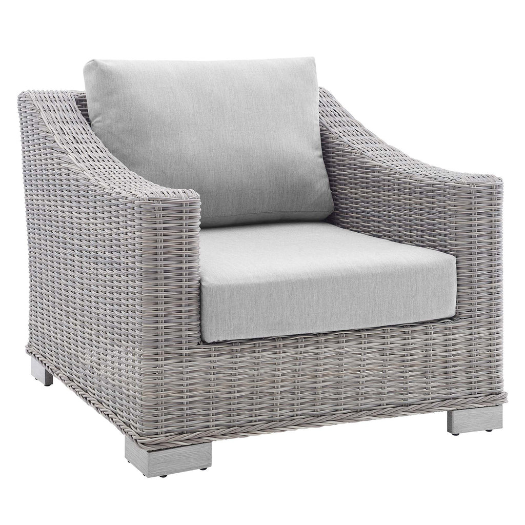 Conway Sunbrella® Outdoor Patio Wicker Rattan Armchair by Modway