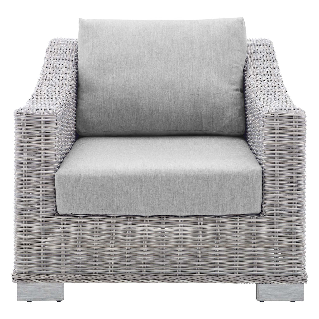 Conway Sunbrella® Outdoor Patio Wicker Rattan Armchair by Modway